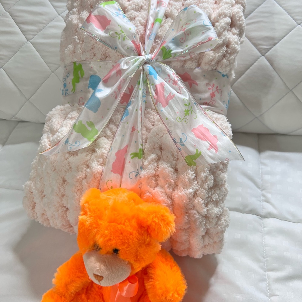 Soft Pink Baby Blanket